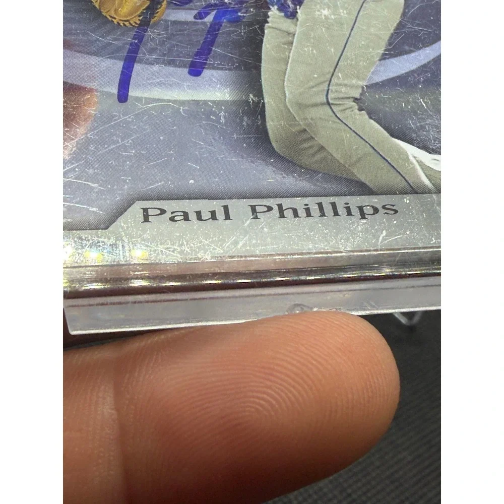 2001 Donruss Signature Series Paul Phillips Rookie Auto /800 Royals RC 235